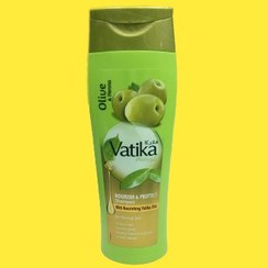 تصویر شامپو تغذیه کننده و محافظت کننده مو با روغن زیتون و حنا واتیکا 400 میلی Vatika natural Nourishing and protective shampoo with olive oil and henna 