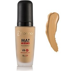 تصویر کرم پودر مات فاقد چربی و ضد حساسیت حجم 30 میل فلورمار M305-عسلی طلایی FLORMAR MAT TOUCH FOUNDATION