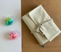 تصویر دفتر خاطرات کاور پارچه ای چاپگ 