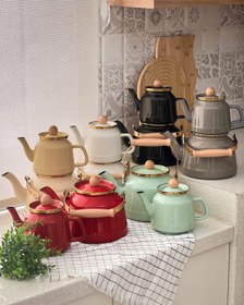 تصویر کتری قوری برند LORENZO 