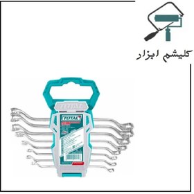 تصویر آچار دو سر رینگ توتال مجموعه 8 عددی مدل THT102486 THT102486