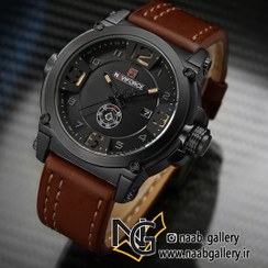 تصویر ساعت مچی مردانه نیوی فورس مدل NF9099 با بند چرم مصنوعی 