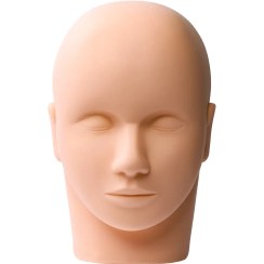 تصویر کله مانکن تمرین اکستنشن مژه 