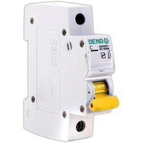 تصویر فیوز مینیاتوری تک پل 16 آمپر دنا 