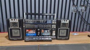 تصویر رادیو ضبط سونی w900آنتیک ژاپن کمیاب 