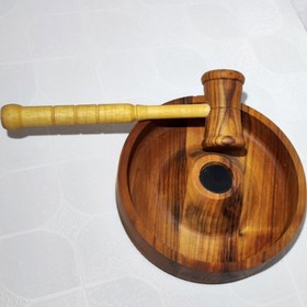 تصویر گردو شکن چوبی wooden nutcracker