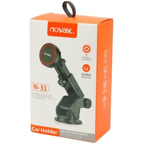 تصویر هولدر داخل خودرو مدل NOVAX N31 هولدر گوشی موبایل متفرقه | Other Brand مدل NOVAX N31