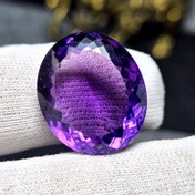 تصویر نگین درشت سنگ آمیتیست پاک معدنی کد S3653 