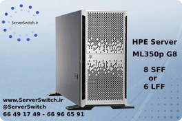 تصویر سرور کارکرده و استوک اچ پی ML350 G8 