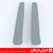 تصویر دسته یدک توالت فرنگی رنگ طوسی بسته ۲ عددی 