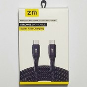 تصویر کابل شارژ Type-c to iphone برند ZM مدل Strong cable ZM Type-c to iphone Strong Cable