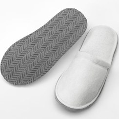 تصویر دمپایی سفید کوچک/متوسط ایکیا مدل IKEA TÅSJÖN IKEA TÅSJÖN slippers