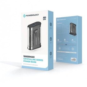 تصویر پاوربانک 10000 میلی آمپر پاورولوژی Powerology Crystalline Series Powerbank 10000mAh PD 35W PPBCHA24(کد:969) 