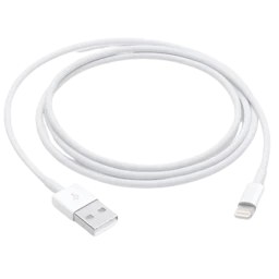 تصویر کابل تبدیل اپل مدل USB به Lightning طول 1 متر Apple Cable  USB to Lightning 1m