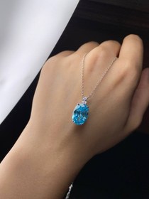 تصویر گردنبند نقره زنانه کد 799 