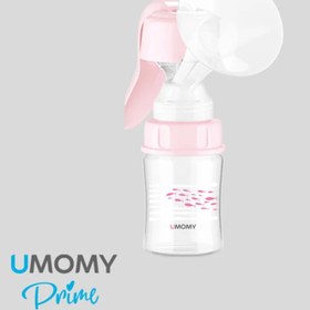 تصویر شیر دوش پمپی umomy دارای شیردوش و بطری umomy