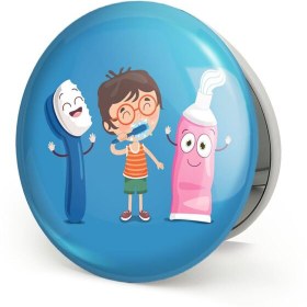 تصویر آینه تاشو دندان و دندانپزشکی کودکانه 