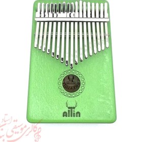 تصویر کالیمبا ۱۷ تیغه سبز پاستیلی حفره گرد + هاردکیس همراه با دو سال گارانتی 