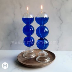 تصویر شمع پیرکس سه حبابی 