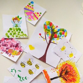 تصویر رنگ انگشتی بزرگ 