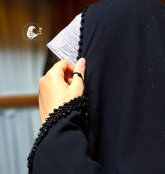 تصویر چادر عربی جواهردوزی حنانه 