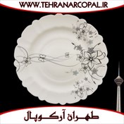 تصویر سرویس غذاخوری 25 پارچه آرکوپال (۶ نفره) رکسانا مشکی iropal 25 Pcs