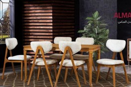 تصویر میز نهار خوری ۶ نفره مدل ۷ 