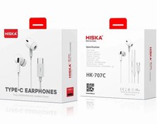 تصویر هندزفری با سیم هیسکا مدل HK-707C Hiska HK-707C Wired Handsfree