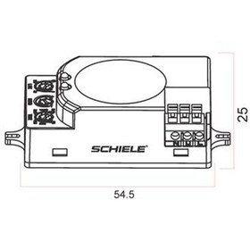 تصویر سنسور مایکروویو سقفی توکار SC 701E شیله Shile SC 701E built-in ceiling microwave sensor