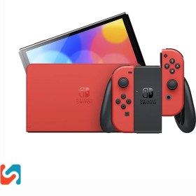 تصویر کنسول بازی نینتندو مدل Switch OLED رنگ قرمز 