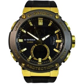 تصویر CASIO G- SHOCK HSD-010 جدید دوزمانه کاسیو جی شاک دو زمانه ،، آنتی مغناطیس ،، صفحه رنگی بسیارخوش طرح 