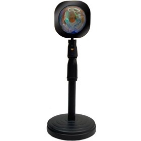 تصویر نور ثابت ال اي دي Sunset light RGB با ريموت 