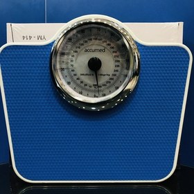 تصویر ترازو عقربه‌ای حرفه‌ای اکیومد مدل YM-414 | دقت بالا، ظرفیت 136 کیلوگرم، مناسب کلینیک و باشگاه Accumed YM-414 Professional Analog Scale | High Accuracy, 136kg Capacity, Ideal for Clinics & Gyms