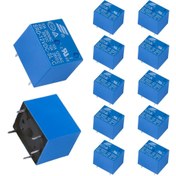 تصویر رله دی سی 12 ولت 10آمپر 