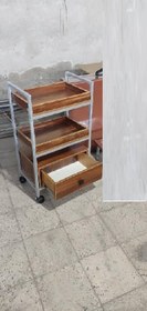 تصویر ترالی دو طبقه یک کشو ( ارسال از تهران ) 