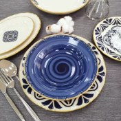 تصویر سرویس صبحانه خوری ۳۵ پارچه آجار ترکیه مدل Dante 