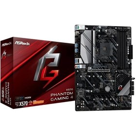 تصویر مادربرد گیمینگ ازراک X570 Phantom Gaming 4 ASRock X570 Phantom Gaming 4 Motherboard