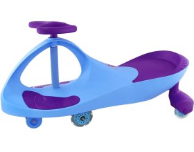 تصویر سه چرخه چراغدار لوپ کار مدل FA6 آبی-بنفش 