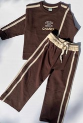 تصویر ست دورس و شلوار پاییزه چنل دخترانه و پسرانه 