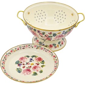 تصویر سبد آبکش لعابی 