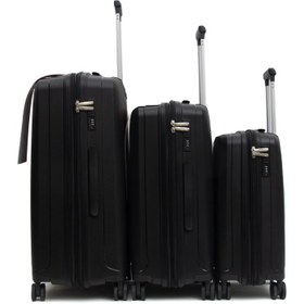 تصویر ست چمدان هیروس مدل 009 مشکی Heros Luggage Set Model 009 Black
