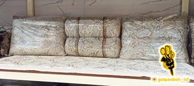تصویر ست شاه نشین ۵ تکه پارچه مبلی 