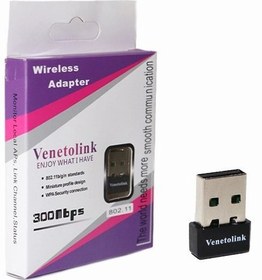 تصویر کارت شبکه USB ونتولینک مدل 802.11N 