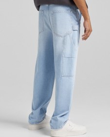 تصویر شلوار جین مردانه آبی کم رنگ برشکا 