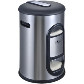 تصویر سطل برنج یونیک مدل UN-4440 ظرفیت ۱۰ کیلویی پیمانه دار استیل 