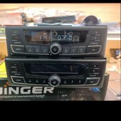 تصویر پخش فابریک خودرو ساینا کوییک پراید تیبا رانا بلوتوث دار فلش خور aux خور (پس کرایه ارسال با تیپاکس ) 