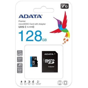 تصویر کارت حافظه ای دیتا ADATA Premier microSDXC 128GB 