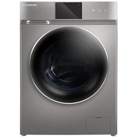 تصویر لباسشویی ایکس ویژن 10 کیلویی سفید مدل TV102-AWD Washing Machine X Vision Model TV102-AWD