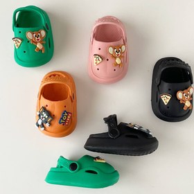 تصویر دمپایی بچگانه کراکس تام و جری فانتزی سایز ۲۲-۲۹ پلاستیک 