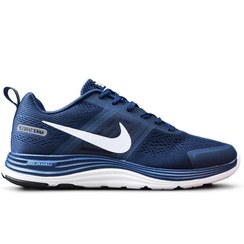 تصویر کتانی رانینگ نایک مردانه طرح اصلی سفید آبی Nike Air Pegasus 30X Navy Blue White 